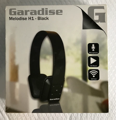 Garadise-Melodise H1-Black Bluetooth Stereo Headphones
