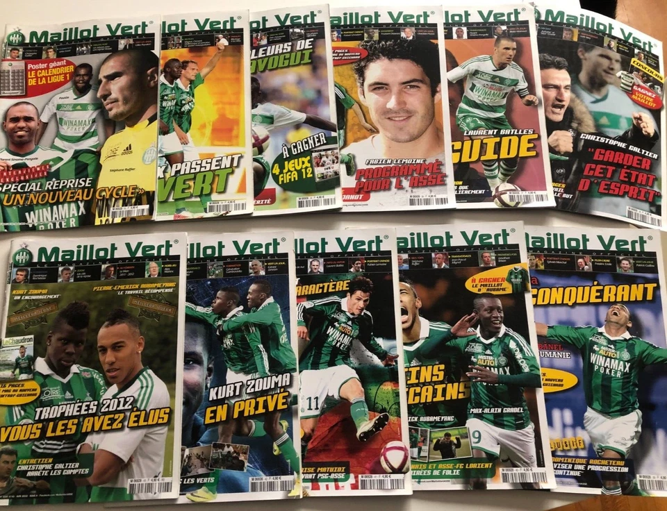 11 Magazines Maillot Vert )) ASSE ST ETIENNE Saison complète 2011-2012 - Photo 2/2