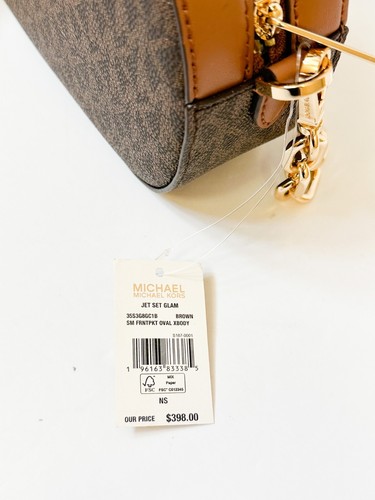 MICHAEL KORS JET SET GLAM SMALL MINI FRONT POCKET OVALSHOULDER CROSSBODY BAG - Picture 80 of 116