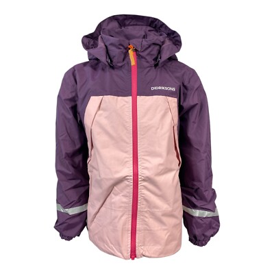 Didriksons Enso Kinder Übergangsjacke / Regenjacke Gr. 130 Rosa