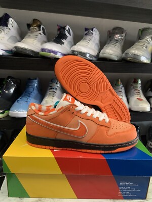 Size 9.5 - Nike Dunk Low SB x Concepts Orange Lobster