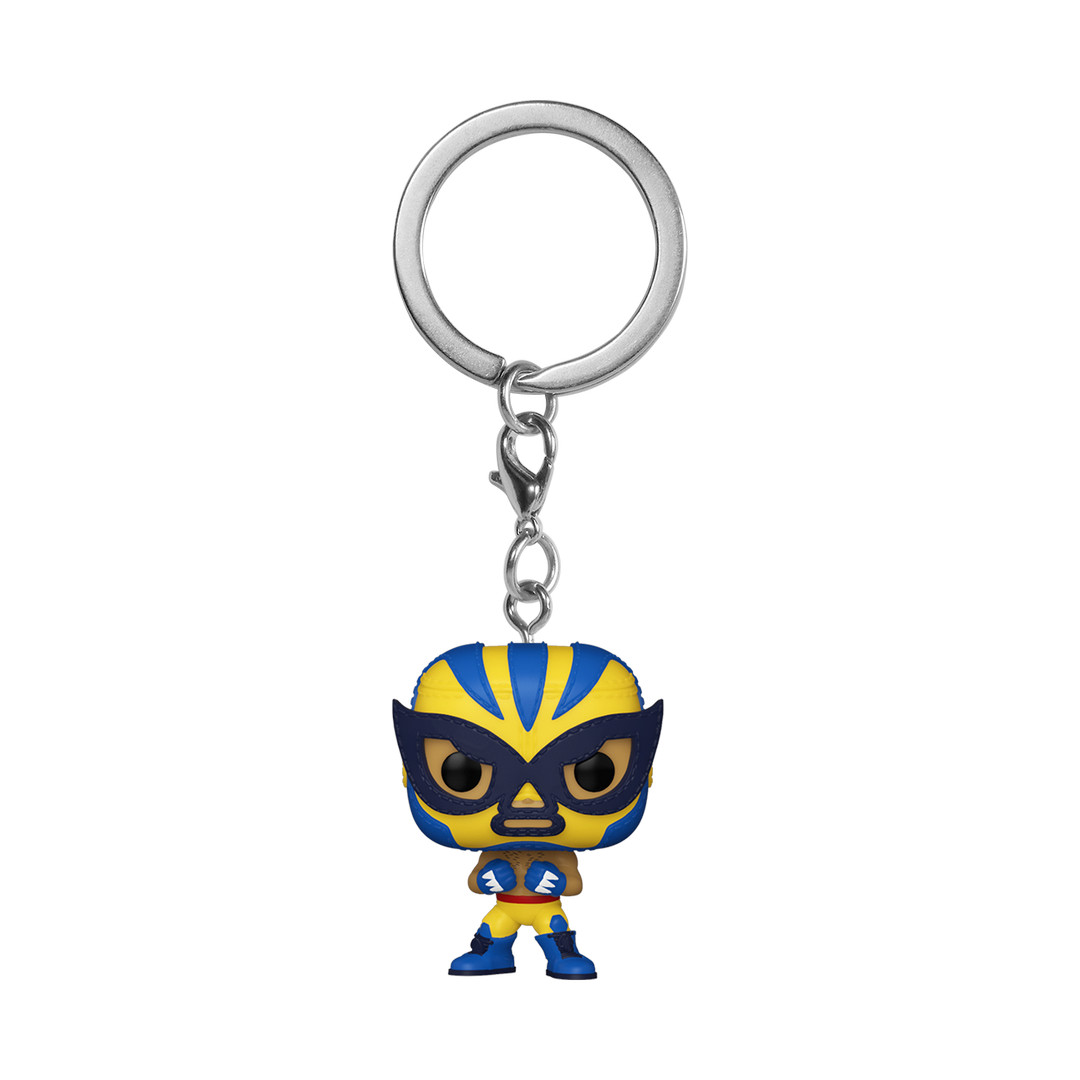 Thumbnail - Funko Pop Keychain - Marvel Lucha Libre - Wolverine - Neu & Ovp
