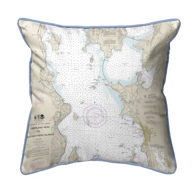 Betsy Drake Cumberland Head to Four Brothers Islands, VT Nautical Map Small