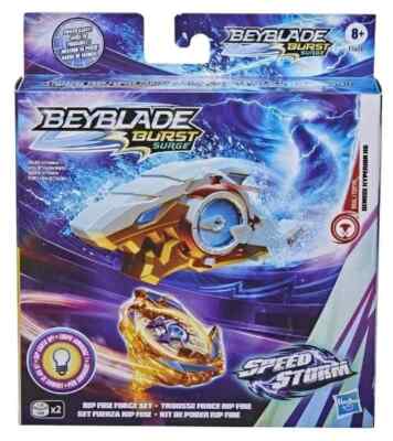 Beyblade Burst Surge Rip Fire Force Set Speed Storm Lights Up Demise Hyperion H6