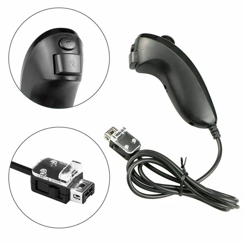 Built in Motion Plus Remote Controller &Nunchuck for Nintendo Wii /Wii U Console