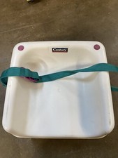 Child Booster Seat Dual Height Durable Plastic Restaurant Quality Chair Strap