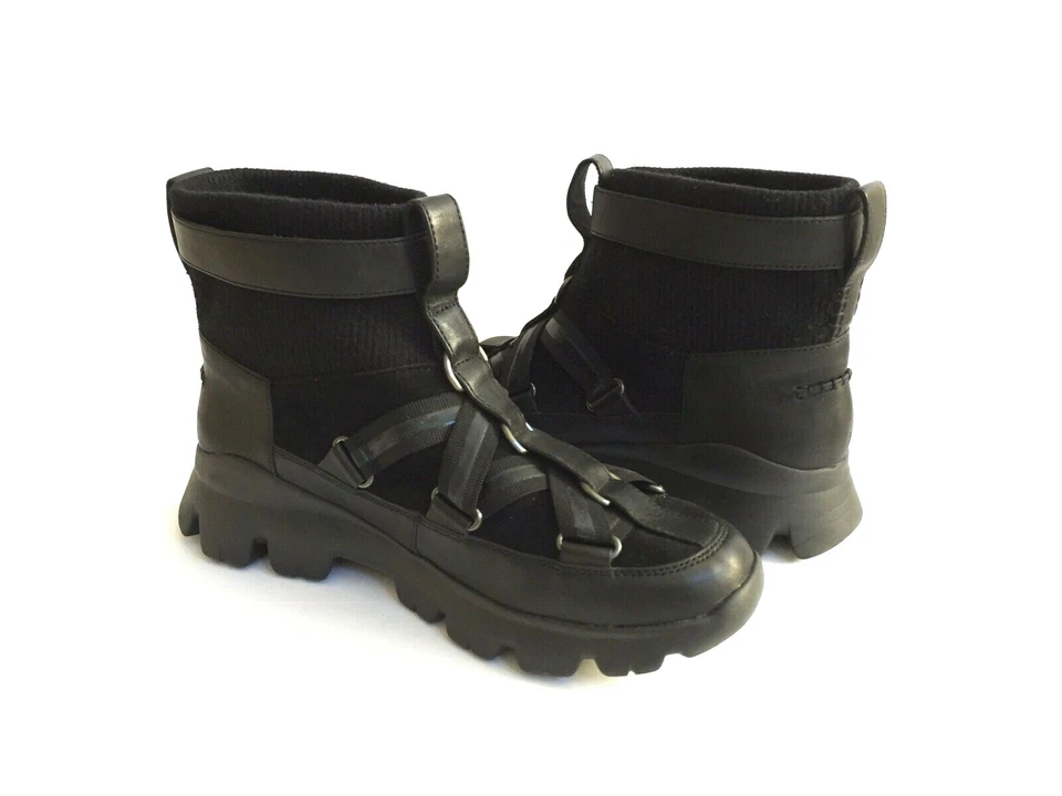 ZAPATILLAS DE PIEL DE INVIERNO UGG PUFF MOMMA LAKES & LIGHTS NEGRAS EE. UU. 9,5 / UE 40,5 / REINO UNIDO 8 Foto 2 de 4
