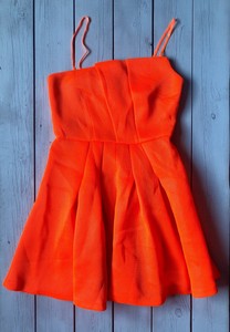 neon orange clothes