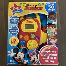 Disney Junior Sing With Me Sing Along Music Player 8 Book Library