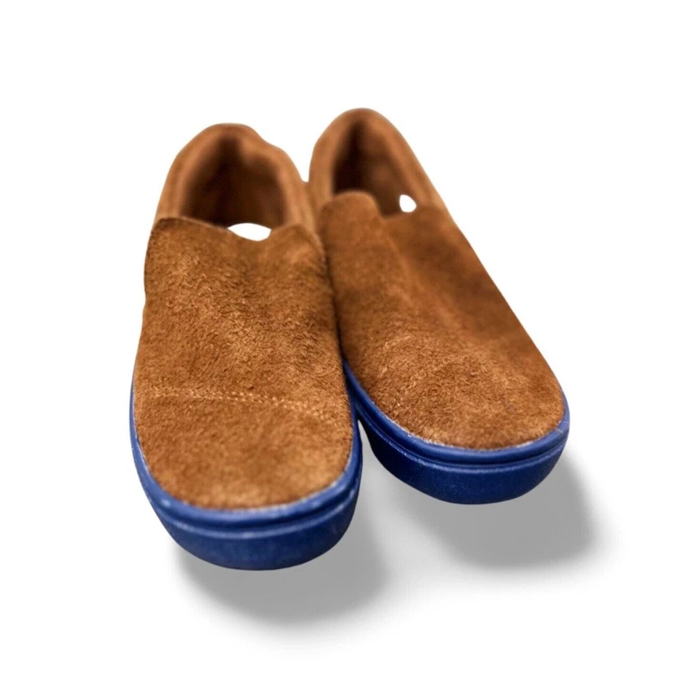 Tom’s Marrón y Azul Paxton Gamuza Niños Zapatos de Vestir 13 EE. UU. Foto 4 de 4