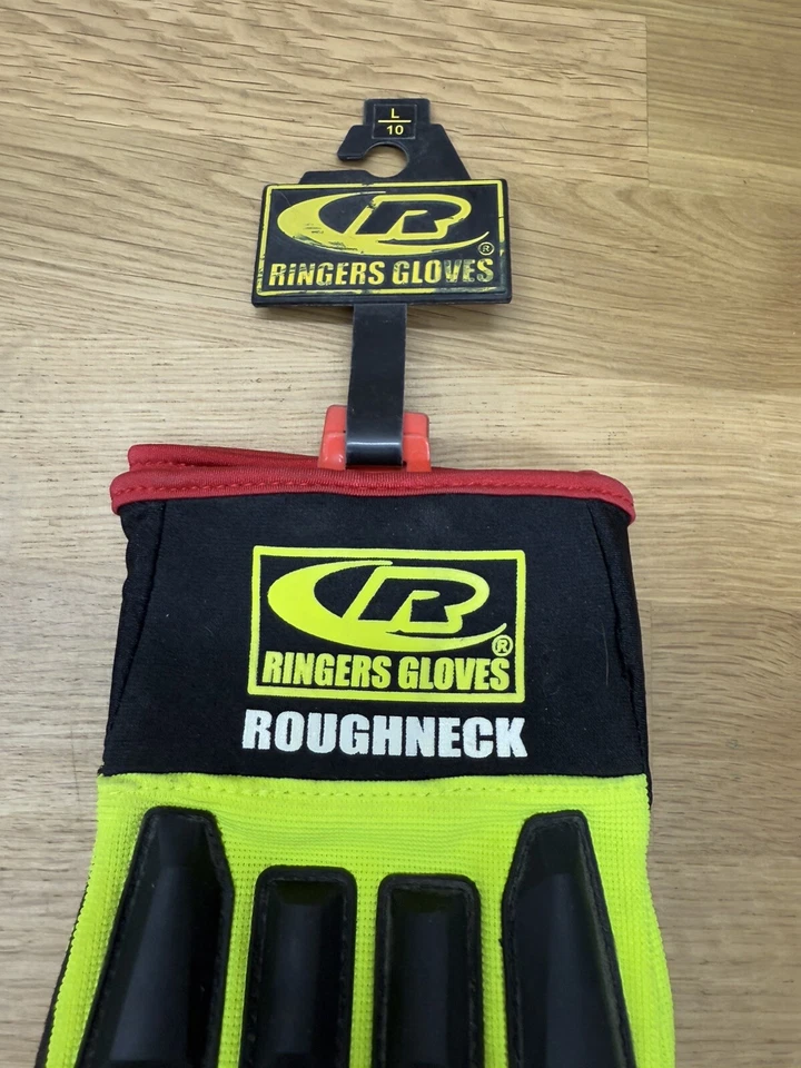 Ringers R-267 Roughneck 重型抗冲击工作手套男式大号全新带标签 — 第 3/4 张图片