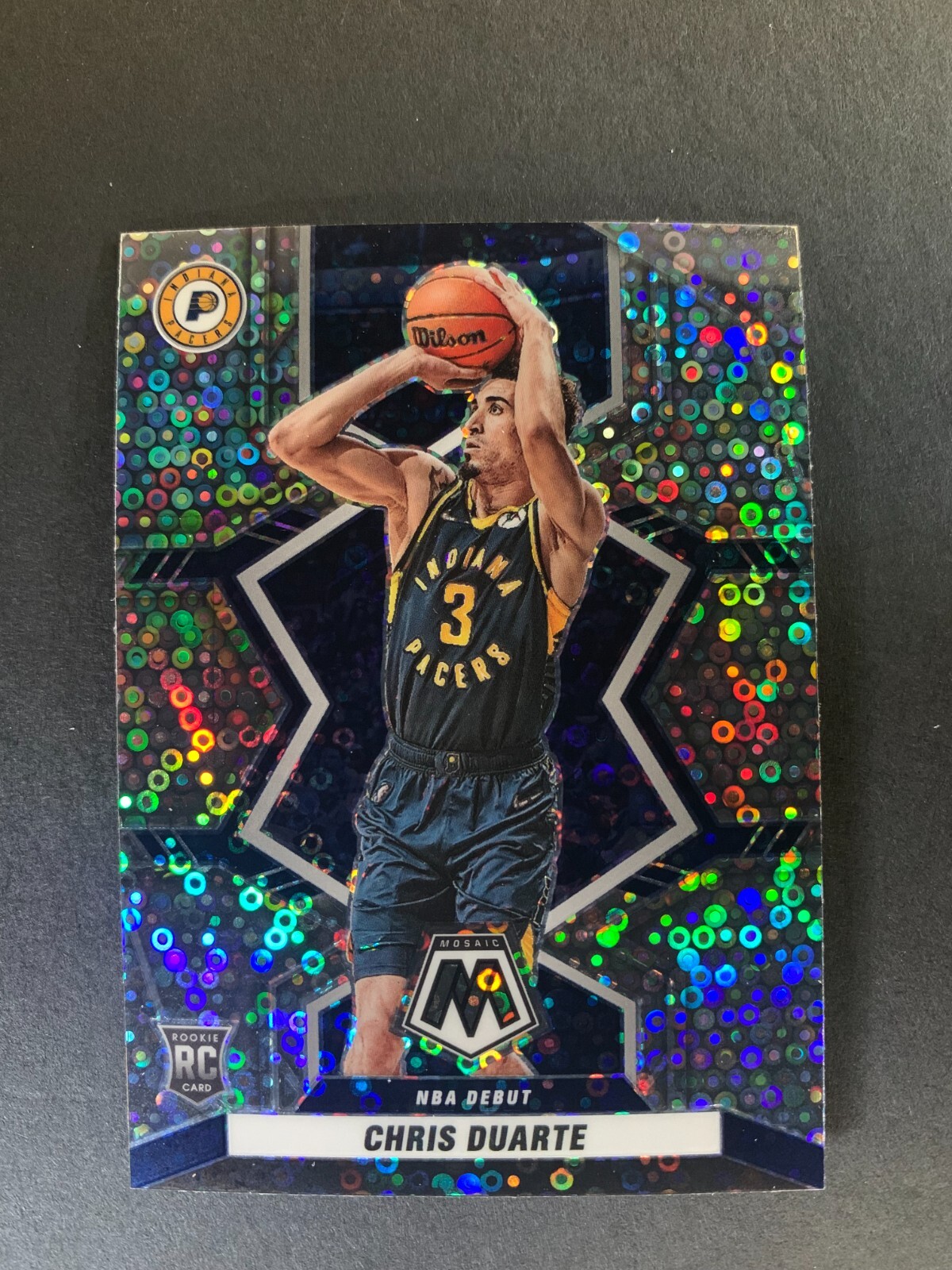 2021-22 Panini Mosaic NBA Debut Fast Break Silver 270 Chris Duarte