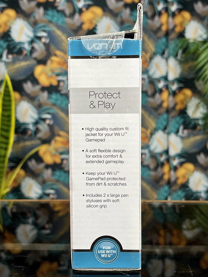 VENOM WII U GAMEPAD PROTECTOR & STYLUS Blue Protect & Play Silicone Jacket - Image 2 of 4