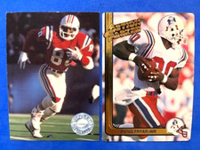 NFL - Irving Fryar 1991 Pro Set Platinum & 1991 Hi-Pro Action Packed - Patriots