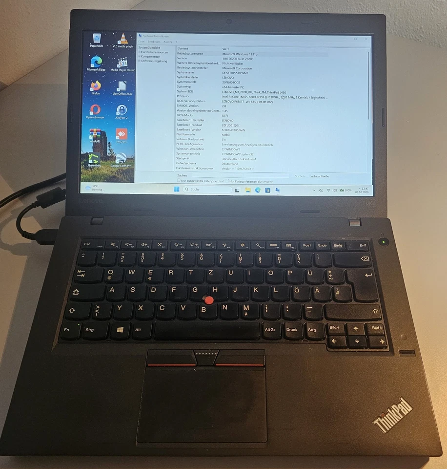 Lenovo ThinkPad L460 · i5-6200U · 8GB · 512GB, Foto 1 von 5