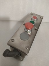 Allen-Bradley 800R-4HZ4 Stainless Enclosure w/ Pushbuttons & E-Stop – NEMA 4X...