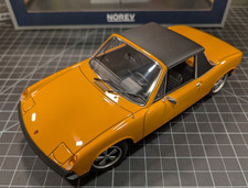 Porsche 914-6 Orange 1973 Norev 187688 1:18 914/6 very rare. CUSTOM work, READ!