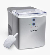 Igloo 33 Lb Portable Ice Maker Countertop With Ice Basket And Scoop