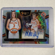 2025 Panini Select WNBA - Courtside Action Signatures Marina Mabrey #CAS-MM (AU)
