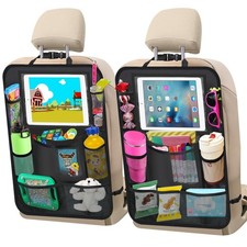 Car Backseat Organizer  2 Pack Car Organizer Back Seat with 11" Tablet Holder...