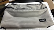 30 CASSETTE TAPE CASE LEBO VOYAGER VINTAGE STORAGE FRONT POCKET GRAY PORTABLE