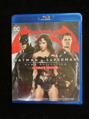 Batman Vs Superman: Dawn of Justice: Ultimate Edition (Blu-ray, 2016)