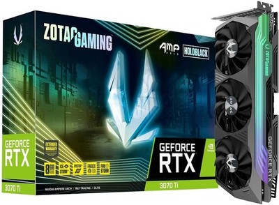 ZOTAC GAMING GeForce RTX 3070 Ti AMP Holo ZT-A30710F-10P VD7705 Grafikkarte