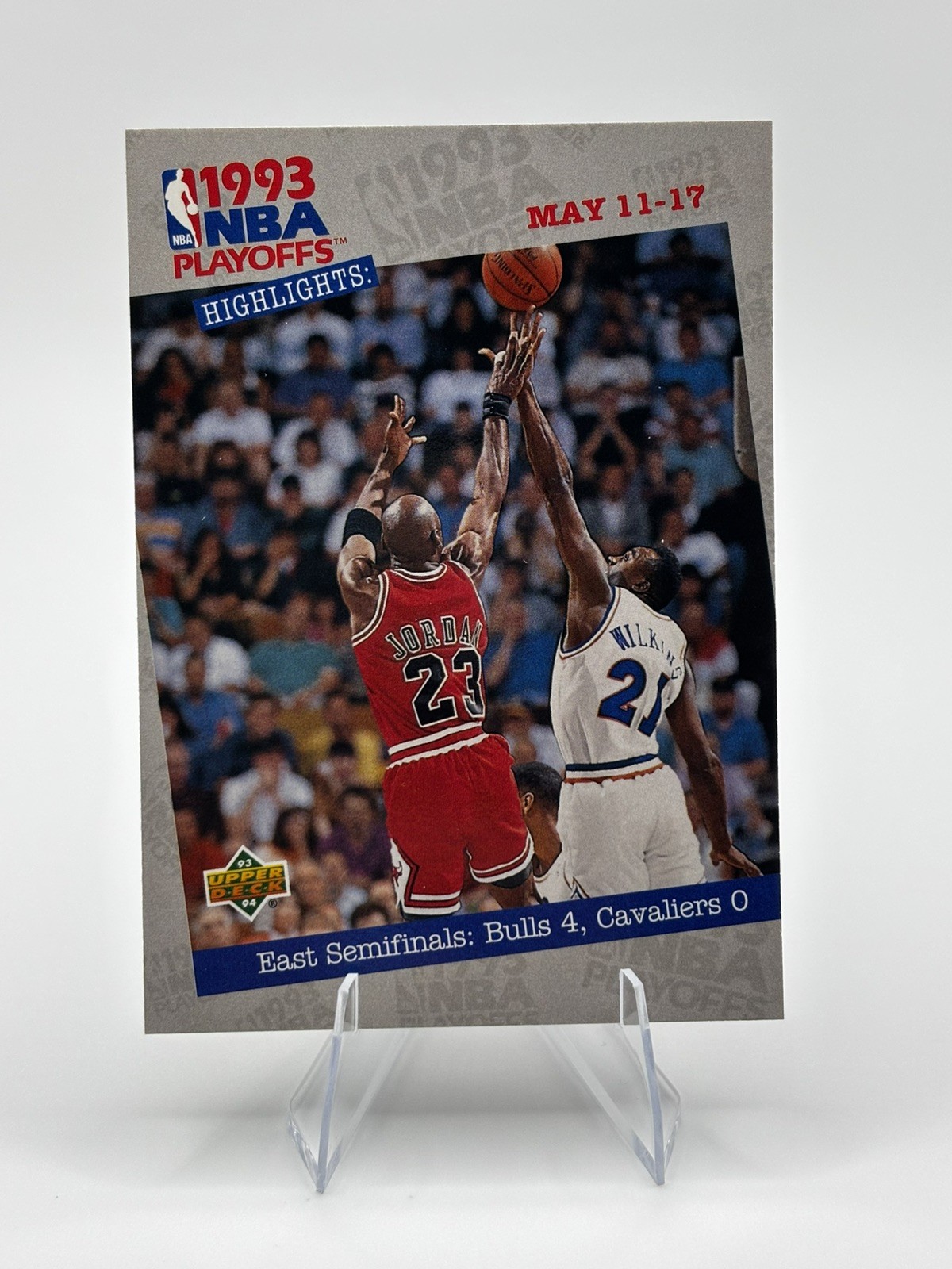 1993-94 Upper Deck - NBA Playoffs Highlights Michael Jordan #187