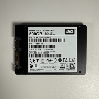 WD Blue 3D NAND 500GB WDS500G2B0A 2.5'' SATA SSD 99% Health