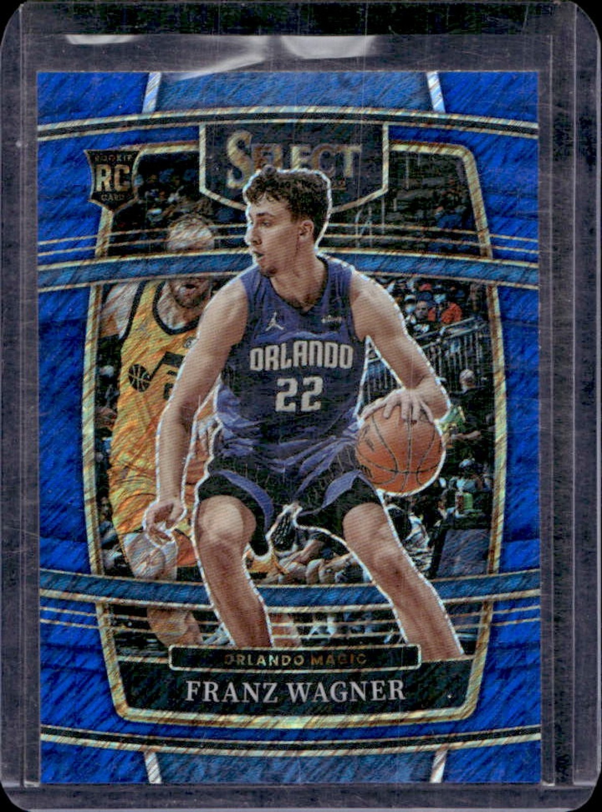 2021-22 Select Franz Wagner RC Blue Shimmer Prizm Concourse #15 Magic
