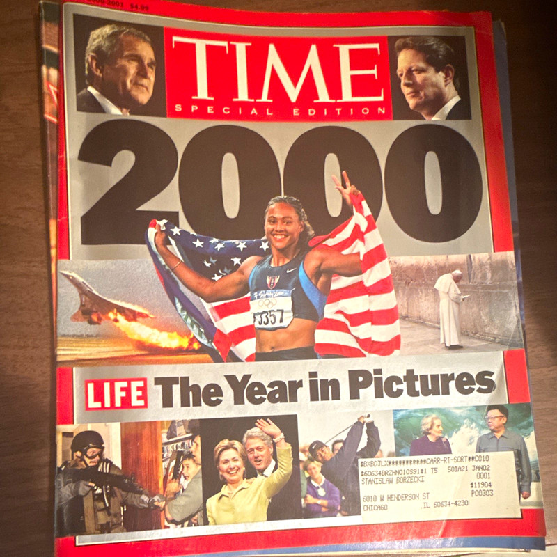 TIME Special Edition 2000 December The Year in Pictures Year in Review