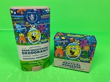 SQUATCH LIMITED EDITION SPONGEBOB SQUAREPANTS NAUTICAL NONSENSE DEODORANT  SOAP