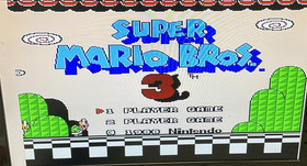 Nintendo NES Super Mario Bros 1 2 & 3 Game Cartridge Lot Tested