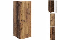 HäNgeschrank Schmal Wandschrank Altholz 33X34,5X90 Cm Holzwerkstoff