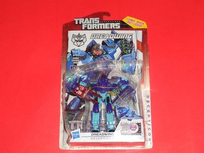 Hasbro Deception Transformers Generations Deluxe Class Dreadwing With IDW Comic.