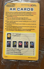 Nintendo 3DS AR Cards Pack of 6 Unopened - NEW/SEALED