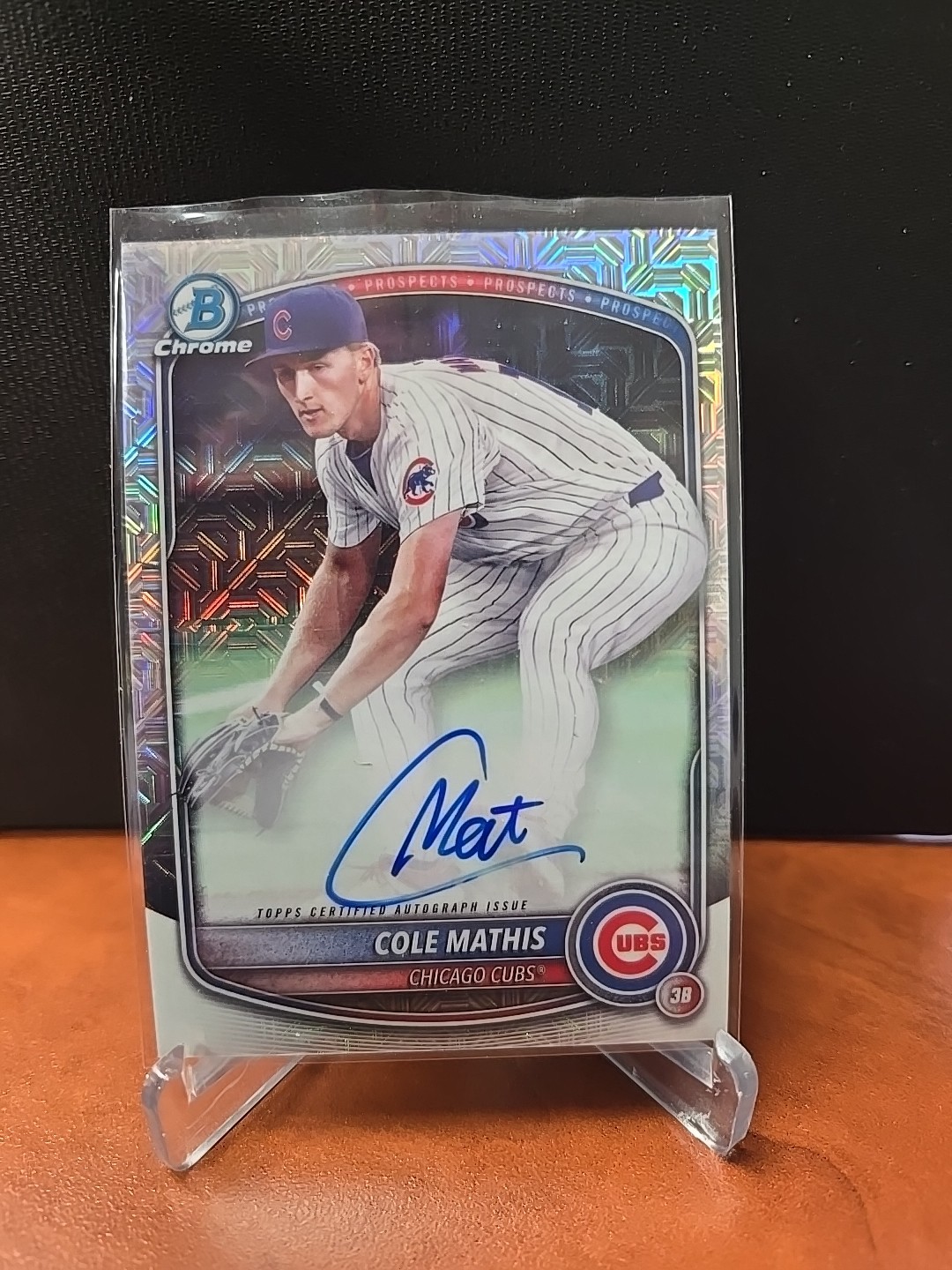 2025 Bowman - Chrome Prospect Mega Box Autographs Cole Mathis #BMA-CM (RC)