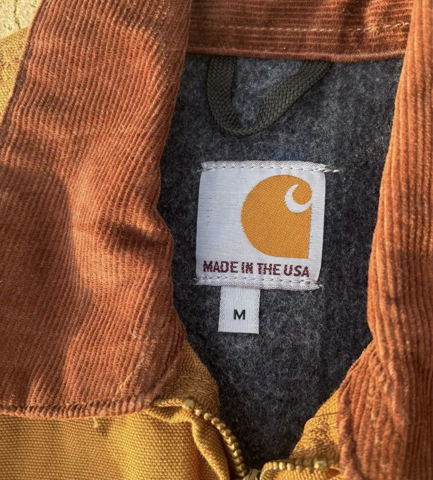 Chaqueta Carhartt Detroit para hombre manta forrada talla mediana Foto 4 de 4