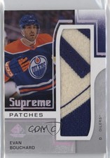 2024-25 Upper Deck SP Game Used Supreme 11/15 Evan Bouchard #SP-EB Patch 2d8