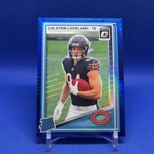 2025 Donruss Optic Rated Rookie Purple Shock Colston Loveland Bears NFL Football