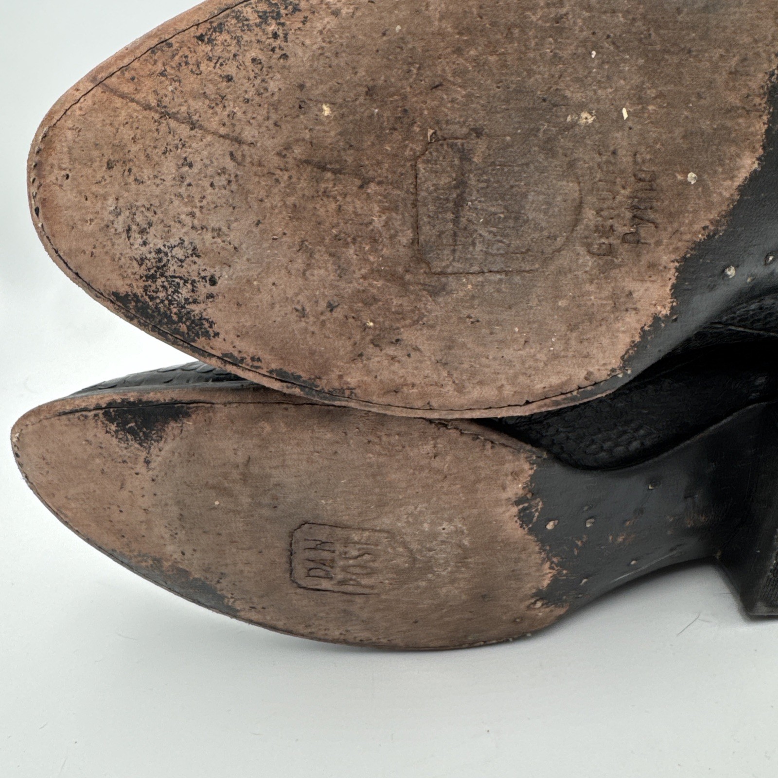 Dan Post Python Snakeskin Cowboy Western Boots Sz… - image 8