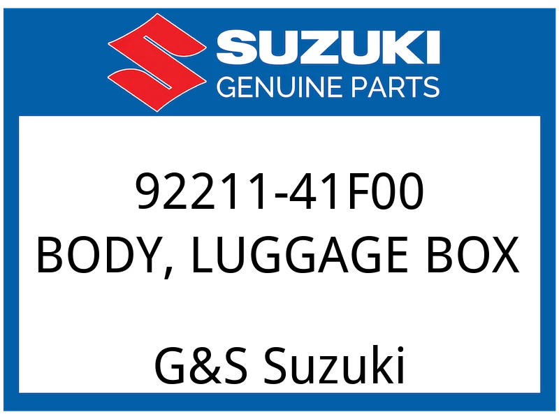 BODY, LUGGAGE BOX