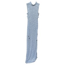 Love Reign Formal Prom Dress White and Silver Sequin Size 3 (XS/extra-small)