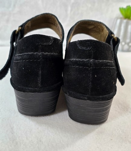 Fly London Womens Black Suede Leather Upper Robi Low Heel Wedge Shoes Size 37 - Picture 7 of 13