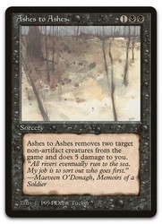 Ashes to Ashes - The Dark - MTG