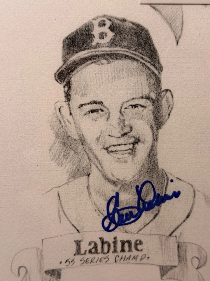 Jackie Robinson Dodgers 1947 50th Anniversary Auto Lithograph #131/1400 JSA - Image 4 of 4