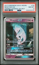 2017 POKEMON SUN & MOON SHINING LEGENDS | SECRET #78 MEWTWO GX PSA8 on eBay