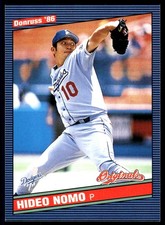 Hideo Nomo 2002 Donruss Originals #317 Dodgers MLB READ FREE SHIP AutographDen