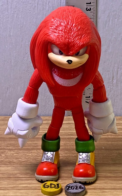 Jakks Pacific 2024 Sonic the Hedgehog 3 Movie Knuckles 5'' -GDJ-A-947