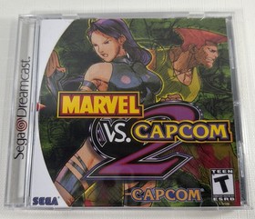 Marvel vs. Capcom 2 (Sega Dreamcast, 2000) Authentic ** Disc Only * TESTED **
